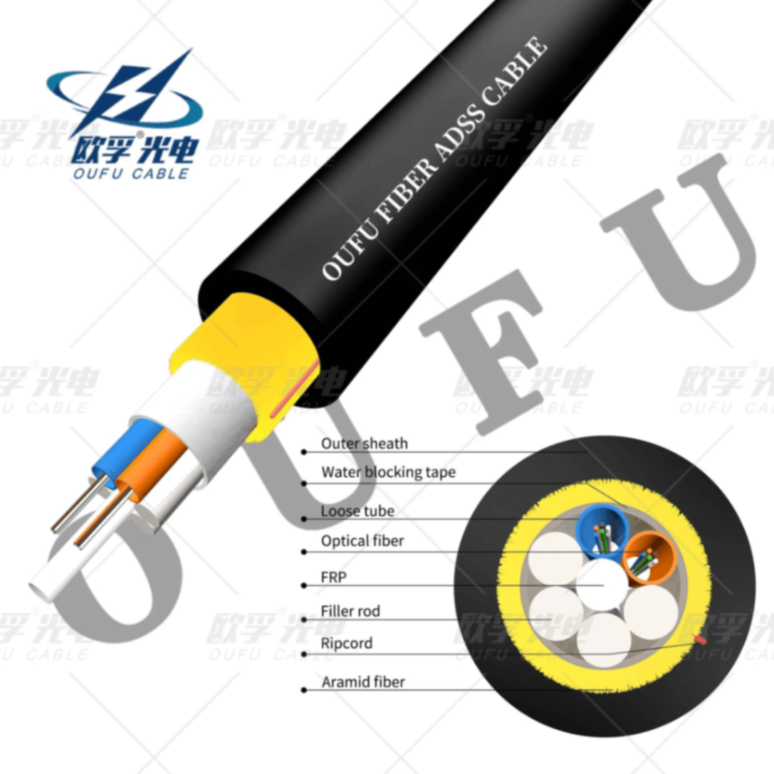 ADSS 24 Keres Exeer Fiber Optik Kabeli